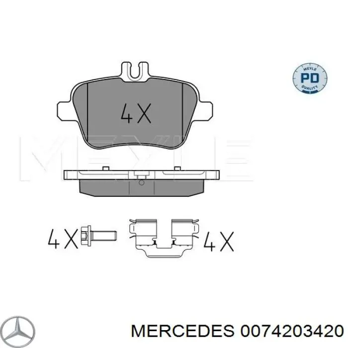 A0074203420 Mercedes