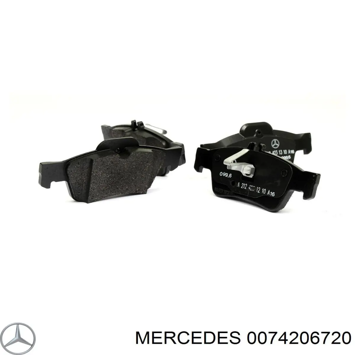 0074206720 Mercedes pastillas de freno traseras