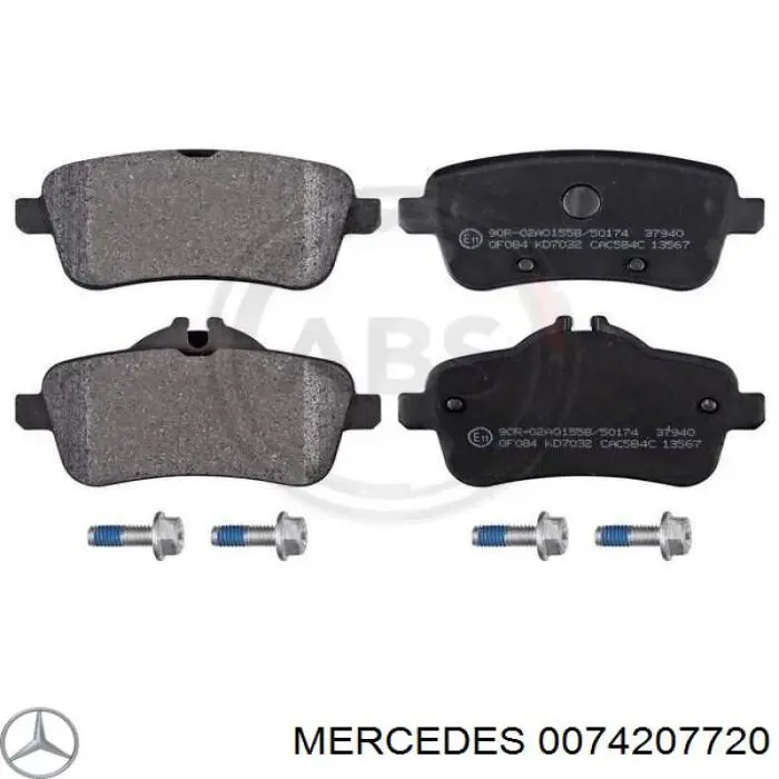 Comprar 0074207720 Mercedes Pastillas de freno traseras