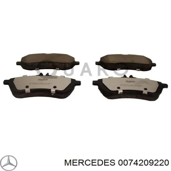 Pastillas freno delanteras Mercedes 0074209220 precio, desde 32,50 EUR