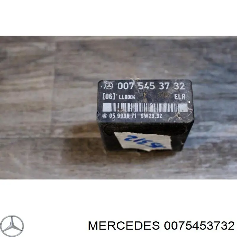 0075453732 Mercedes relé inactivo
