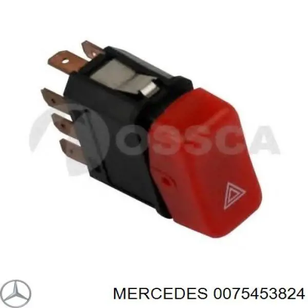 Botón de emergencia Mercedes 0075453824 precio, desde 18,10 EUR