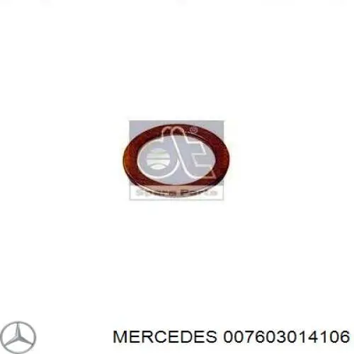 007603014106 Mercedes junta, tapón roscado, colector de aceite