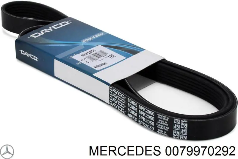 Correa de alternador 0079970292 Mercedes