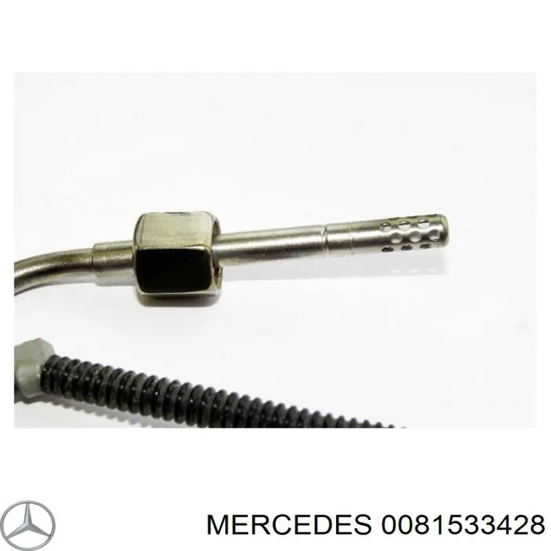 0081533428 Mercedes sensor de temperatura, gas de escape, después de filtro hollín/partículas