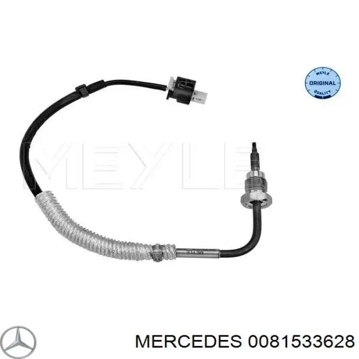 0081533628 Mercedes sensor de temperatura, gas de escape, antes de turbina