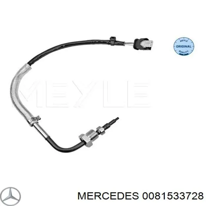 0081533728 Mercedes sensor de temperatura, gas de escape, antes de turbina