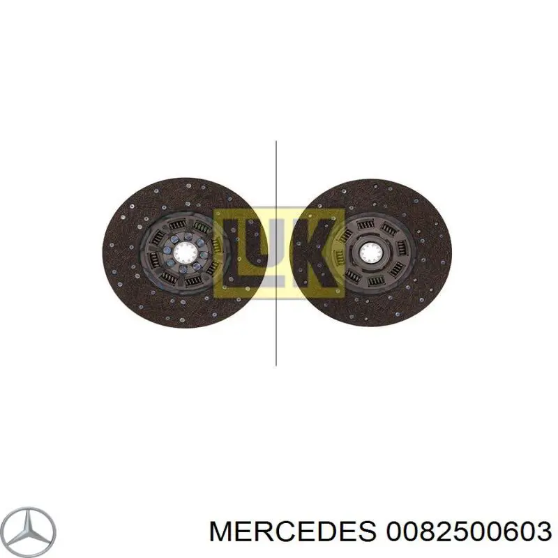 0082500603 Mercedes disco de embrague