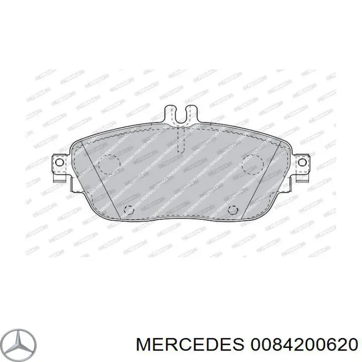 Pastillas de freno 0084200620 Mercedes