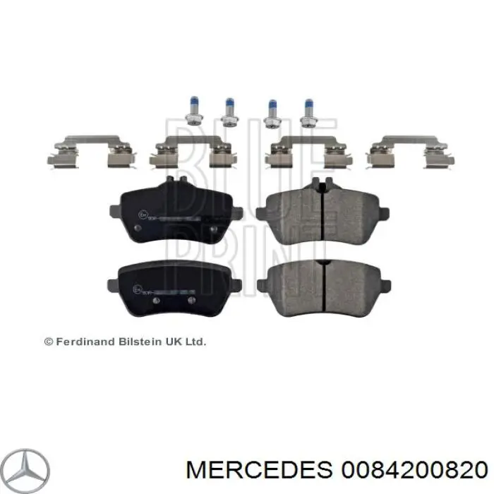 Pastillas traseras de freno Mercedes 0084200820 precio, desde 54,86 EUR