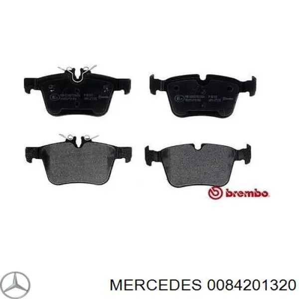 0084201320 Mercedes pastillas de freno traseras