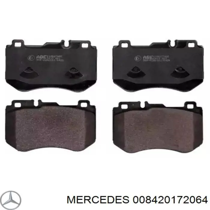 008420172064 Mercedes pastillas de freno delanteras