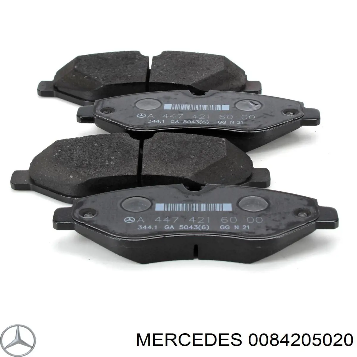 0084205020 Mercedes pastillas de freno delanteras