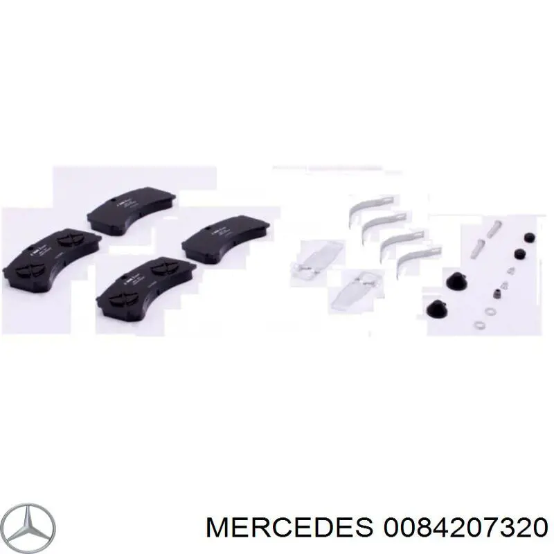 Pastillas traseras de freno Mercedes A0084207320 precio, desde 131,20 EUR