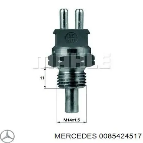 0085424517 Mercedes sensor de temperatura del refrigerante