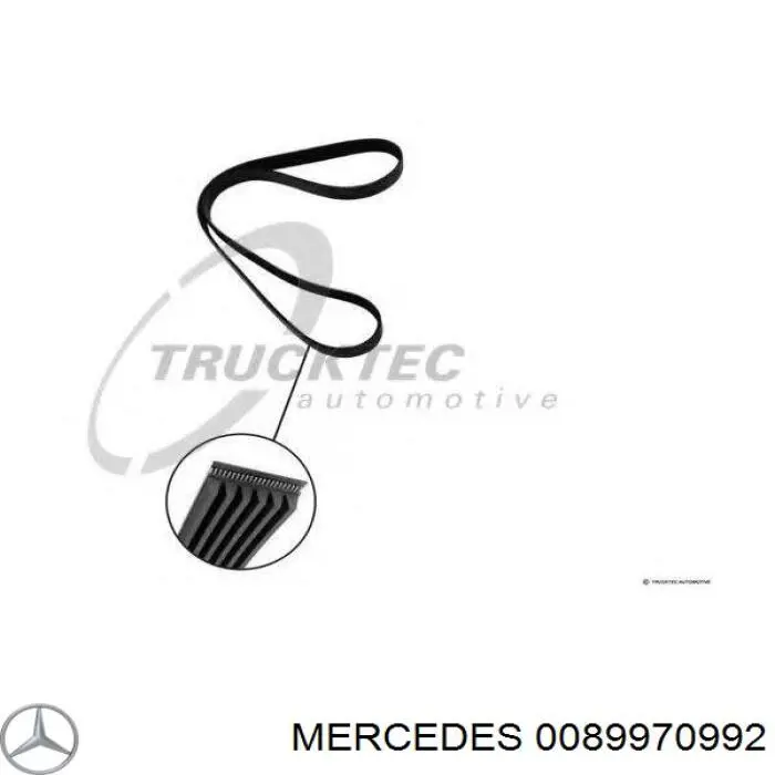 0089970992 Mercedes correa trapezoidal