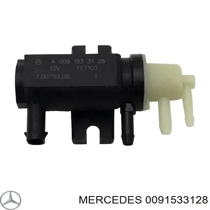 0091533128 Mercedes transmisor de presion de carga (solenoide)