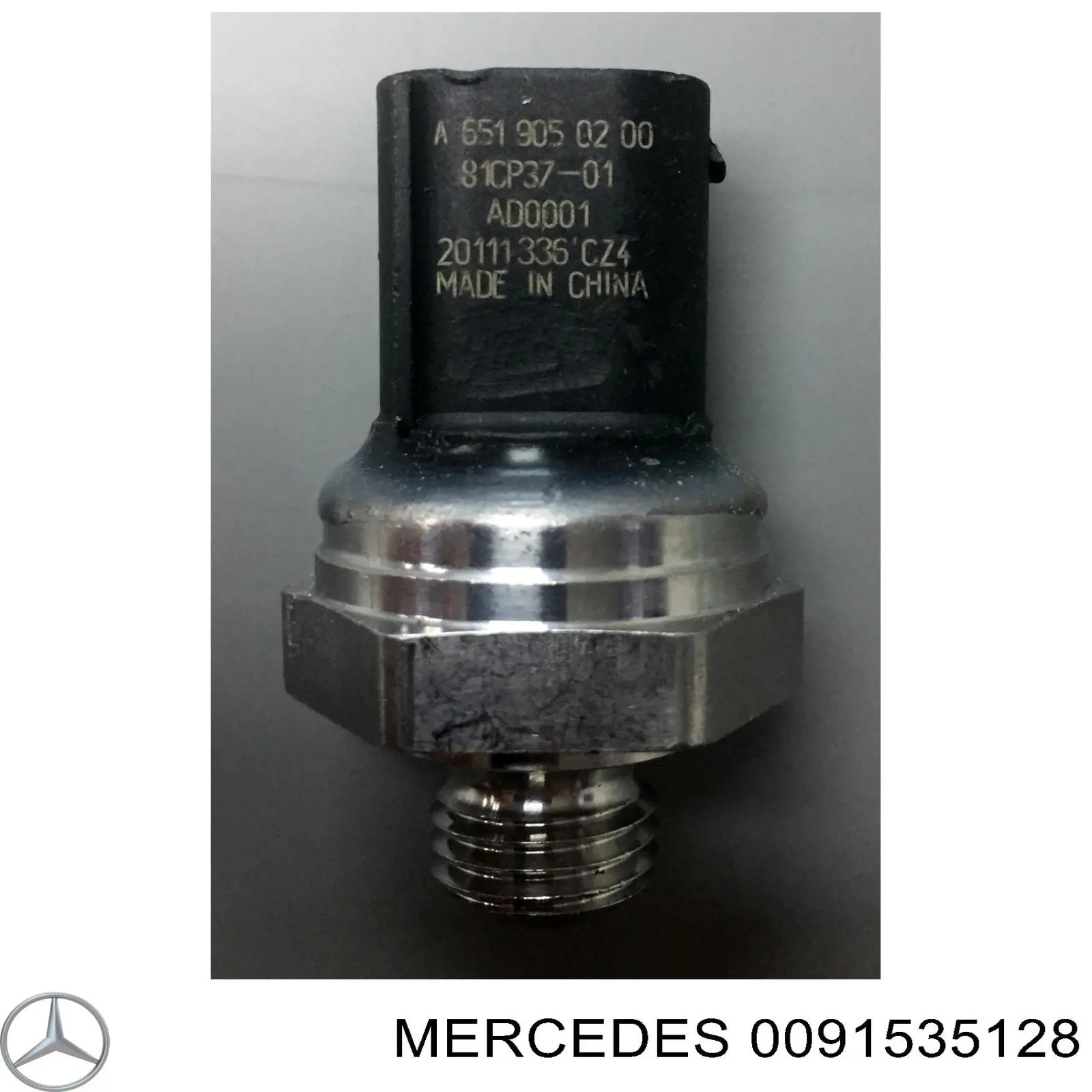 0091535128 Mercedes sensor de presion gases de escape
