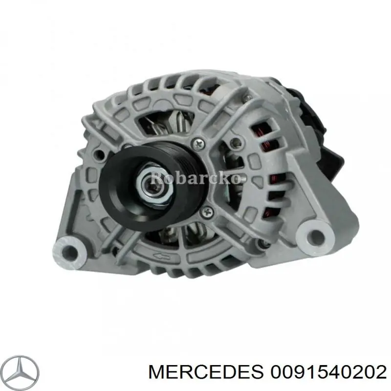 0091540202 Mercedes alternador