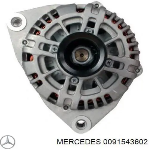 0091543602 Mercedes alternador