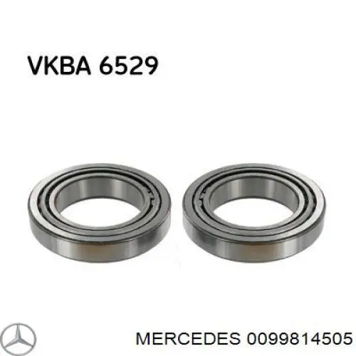 0099814505 Mercedes cojinete de rueda delantero