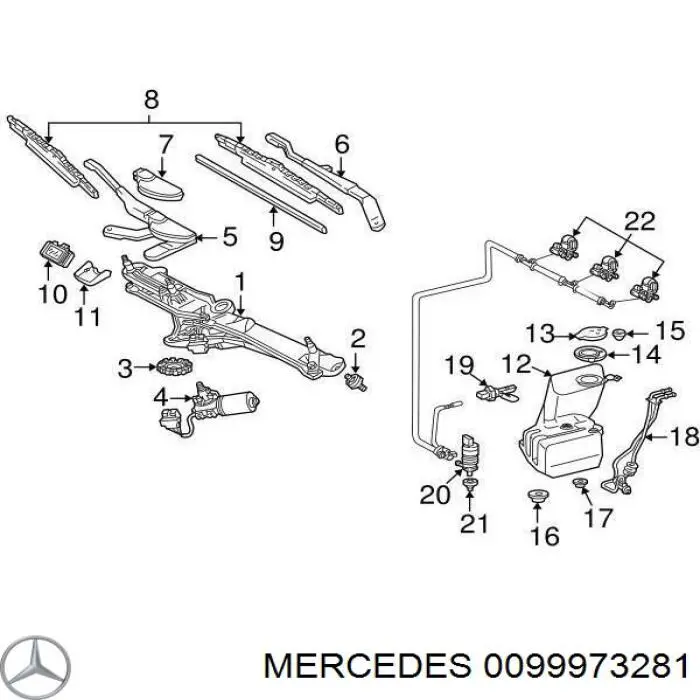  Mercedes A0099973281 precio, desde 40,25 EUR