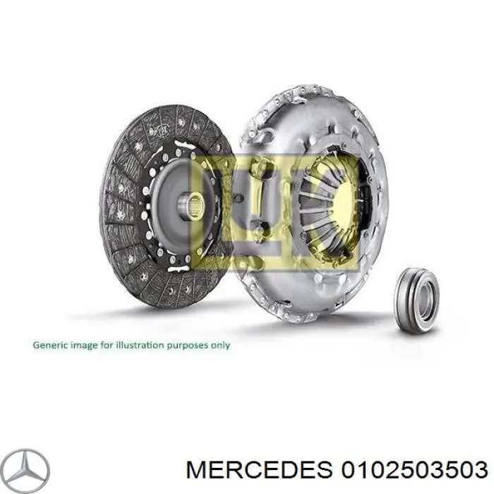0102503503 Mercedes disco de embrague