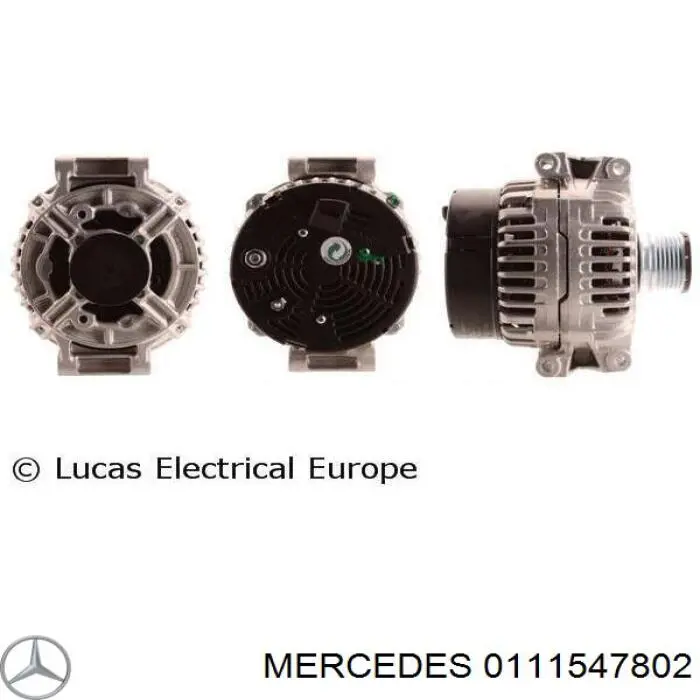 Alternador del motor Mercedes 0111547802 precio, desde 212,36 EUR