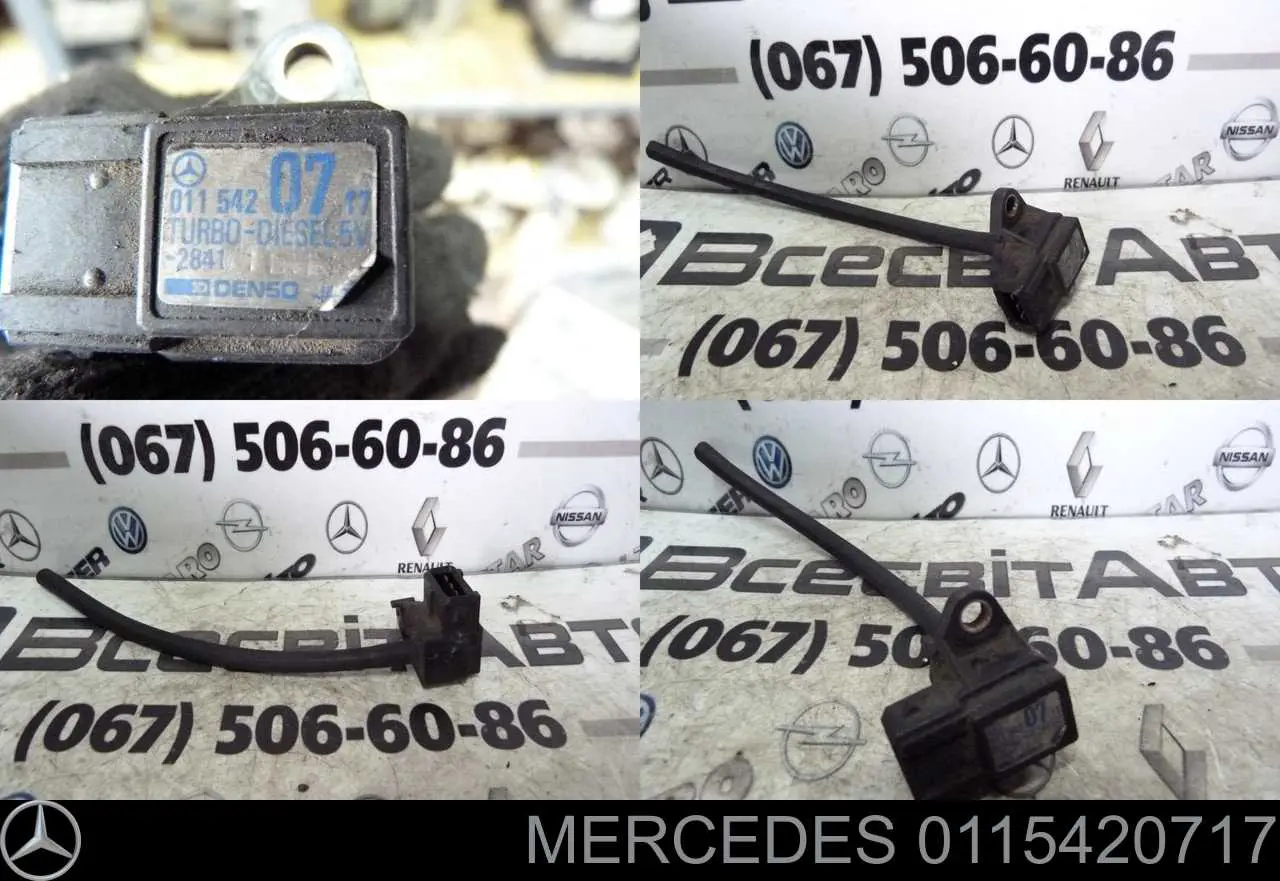 0115420717 Mercedes sensor de presion del colector de admision