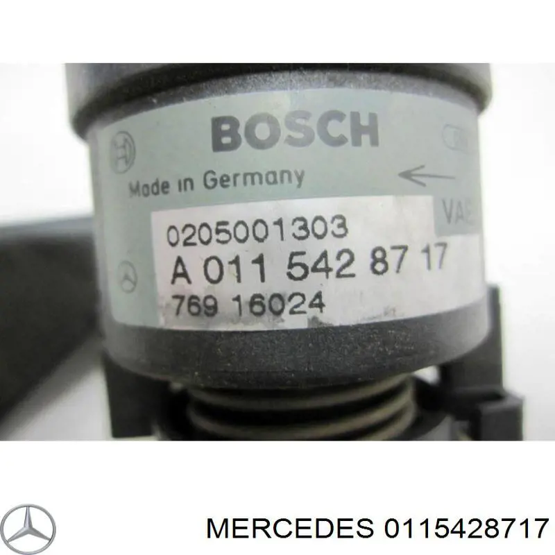 Sensor de posición del pedal del acelerador Mercedes 125423317