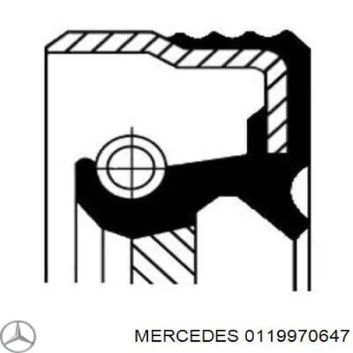 A0119970647 Mercedes Anillo retén cigüeñal