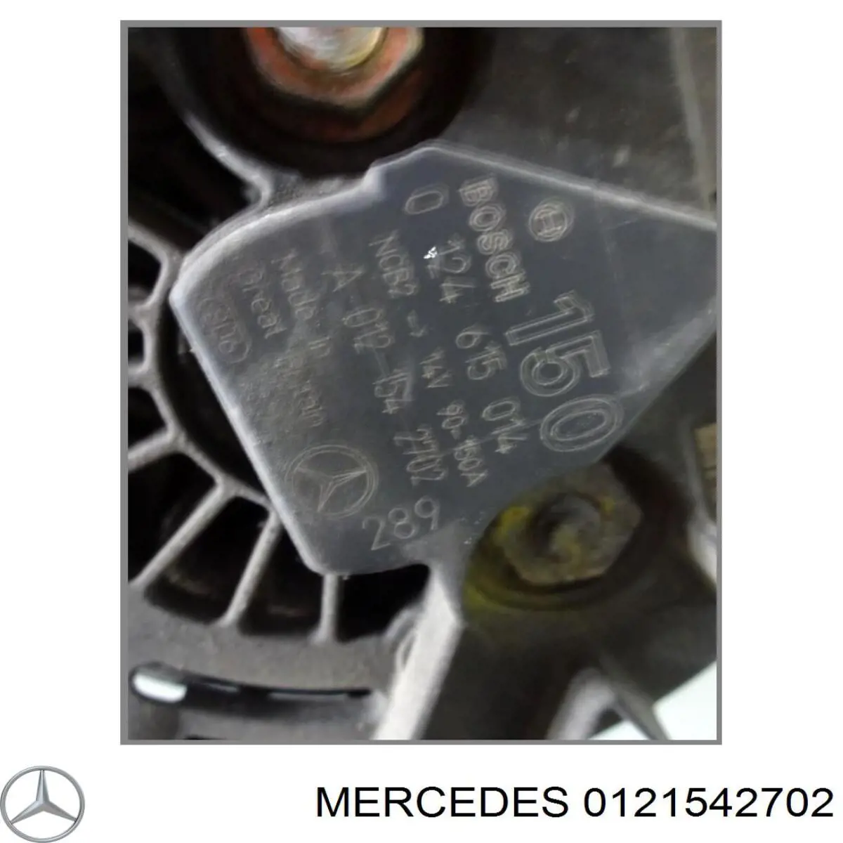 0121542702 Mercedes alternador