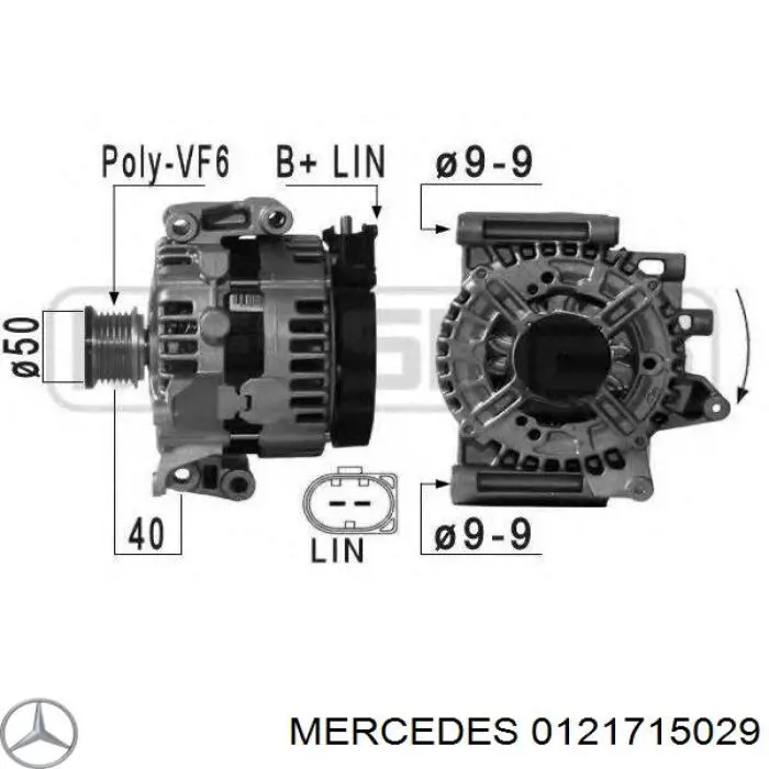 Comprar 0121715029 Mercedes Dynamo