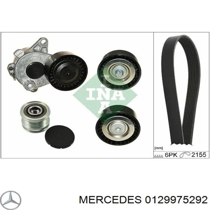 0129975292 Mercedes correa trapezoidal