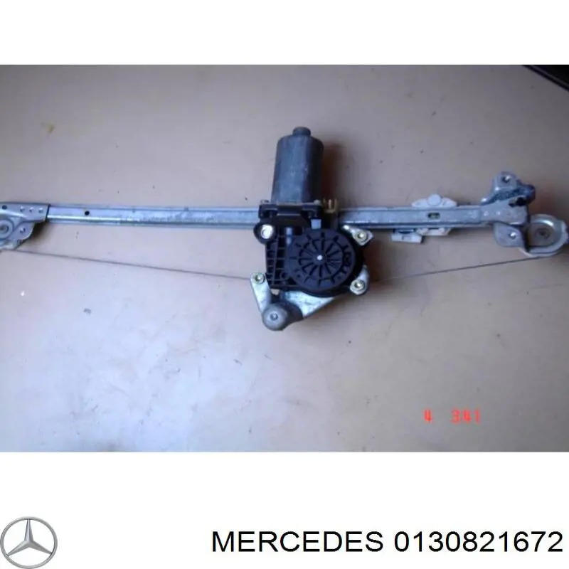 0130821672 Mercedes mecanismo de elevalunas, puerta delantera derecha