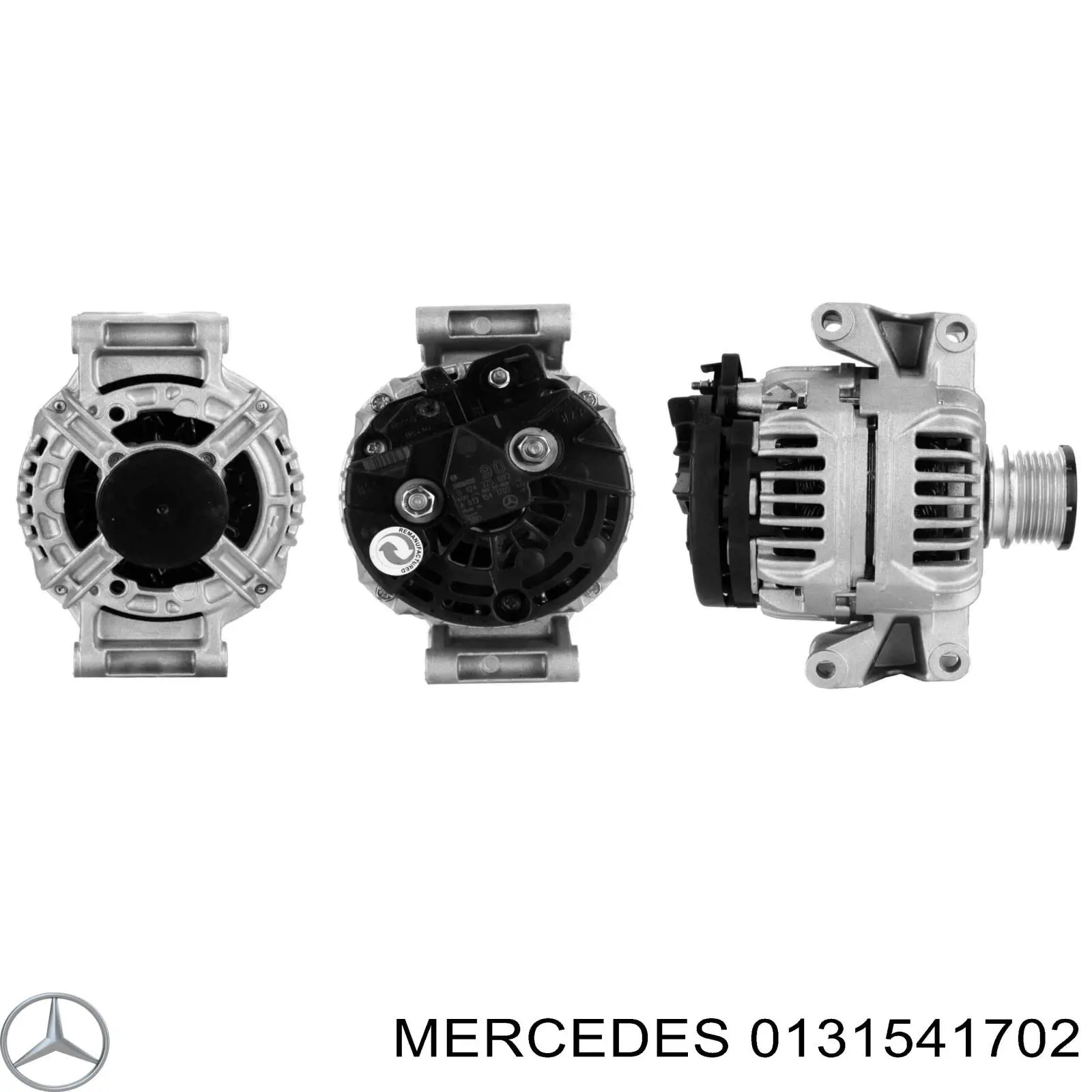 0131541702 Mercedes alternador