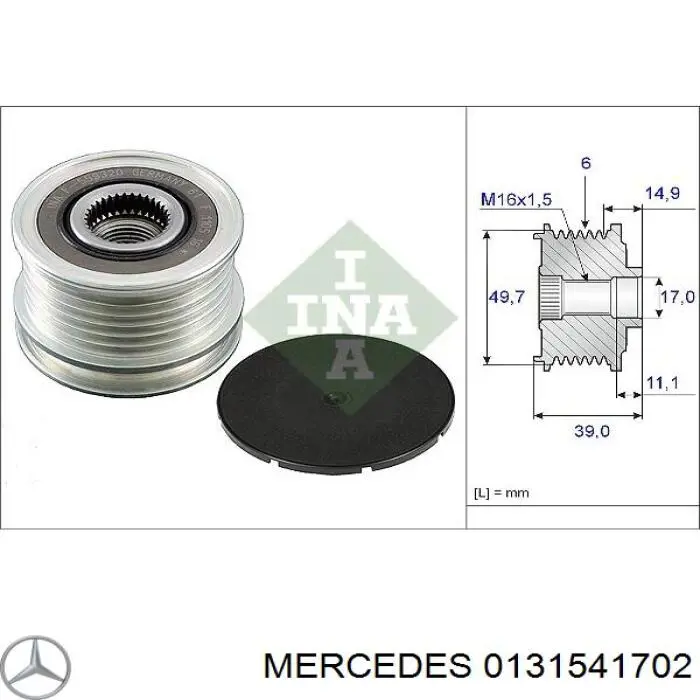 Comprar 0131541702 Mercedes Dynamo