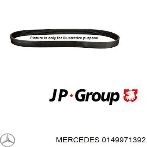 0149971392 Mercedes correa trapezoidal