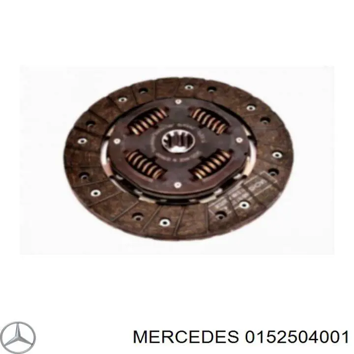 0152504001 Mercedes kit de embrague (3 partes)