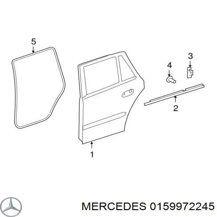 Comprar 0159972245 Mercedes Anillo de sellado de los racores de la cremallera de dirección