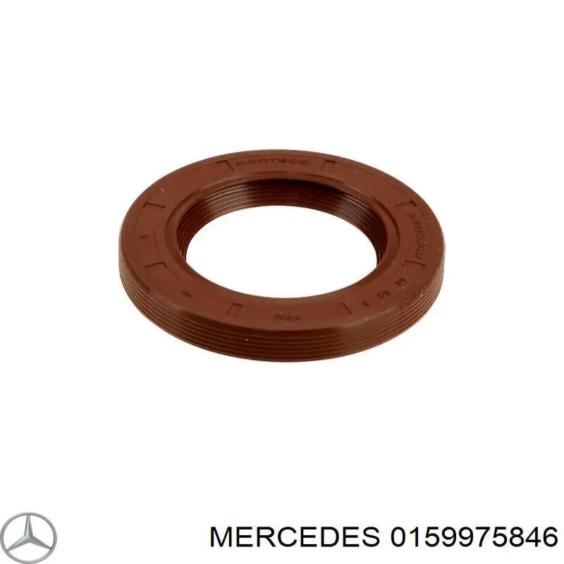 0159975846 Mercedes anillo retén, cigüeñal frontal