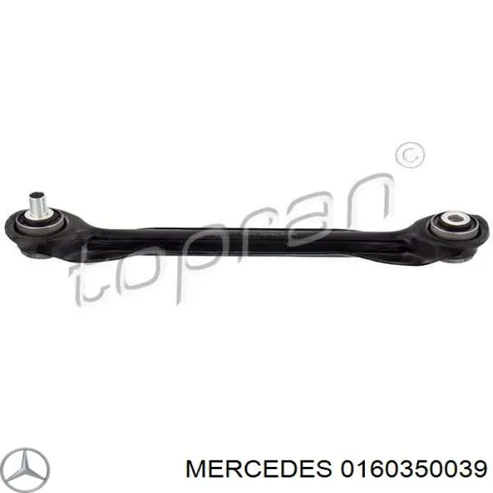 016 035 0039 Mercedes palanca de soporte suspension trasera longitudinal inferior izquierda/derecha