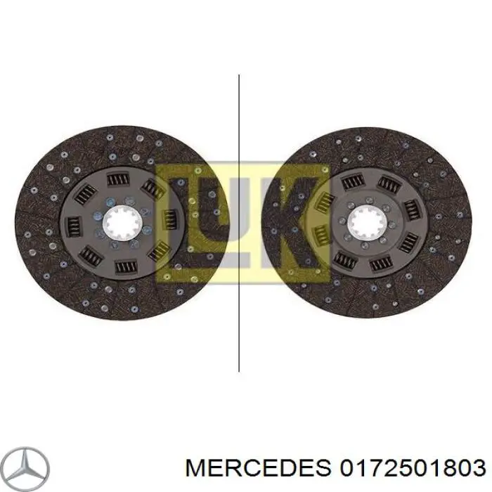 0172501803 Mercedes disco de embrague