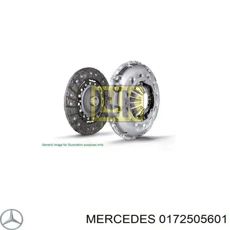 0172505601 Mercedes embrague