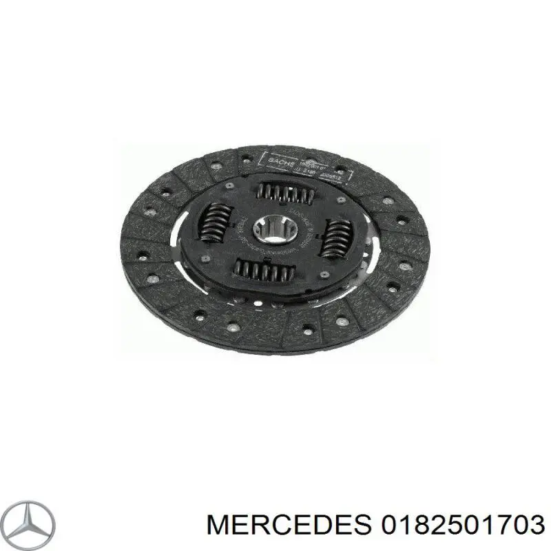 0182501703 Mercedes disco de embrague