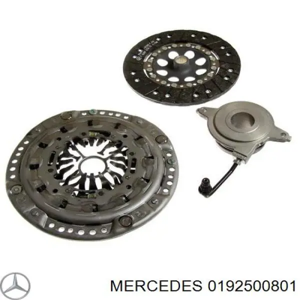 A019250080180 Mercedes kit de embrague (3 partes)