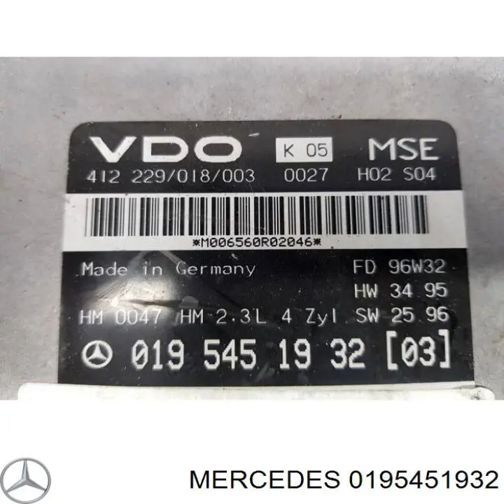 A0195451932 Mercedes