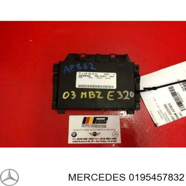A0195457832 Mercedes modulo de control electronico (ecu)