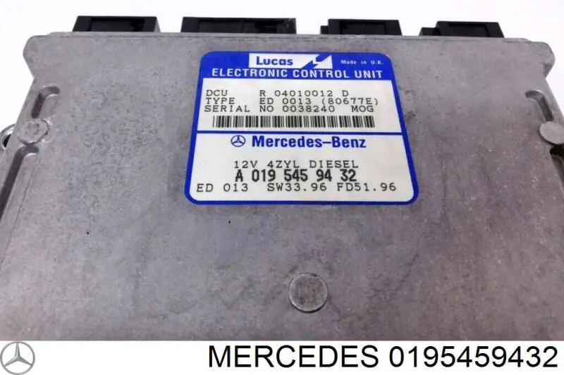 0195459432 Mercedes módulo de control del motor (ecu)