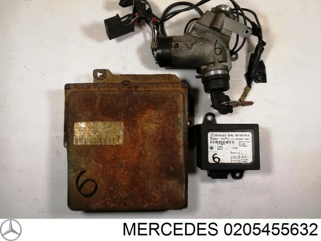0205455632 Mercedes modulo de control del inmobilizador